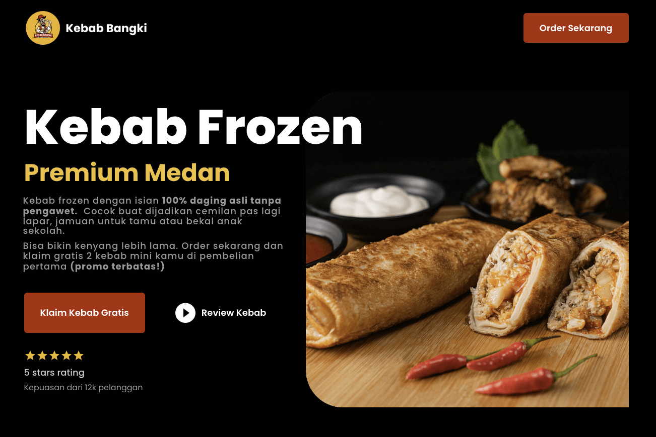Website Kebabbangki yang dikembangkan Kitakale